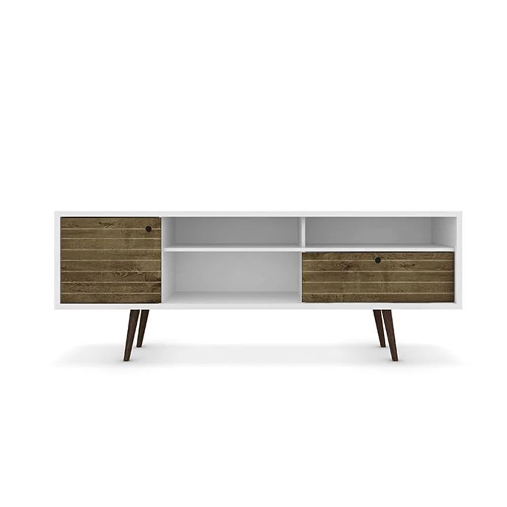 Liberty 70.86 Inch Mid Century Modern Wood TV Stand with Legs