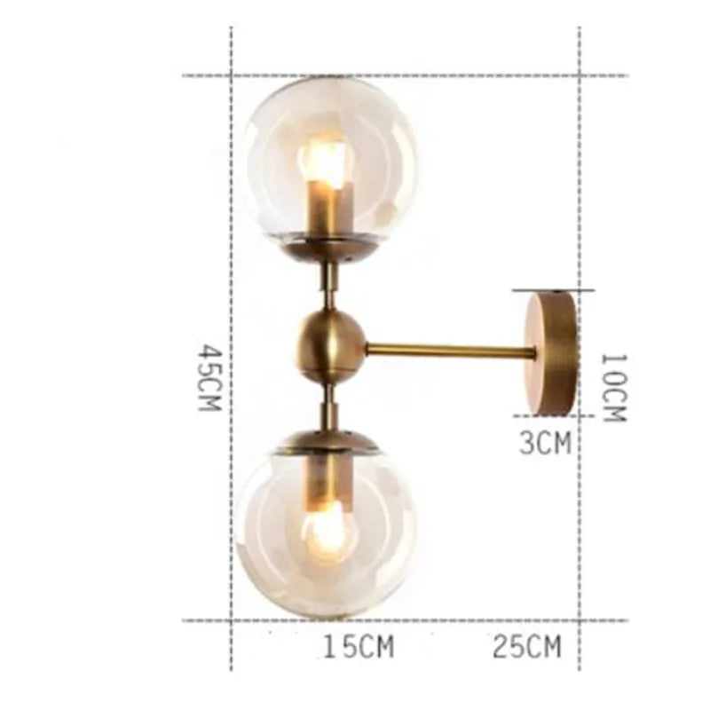 The Astoria Multi-Sphere Glass Chandelier
