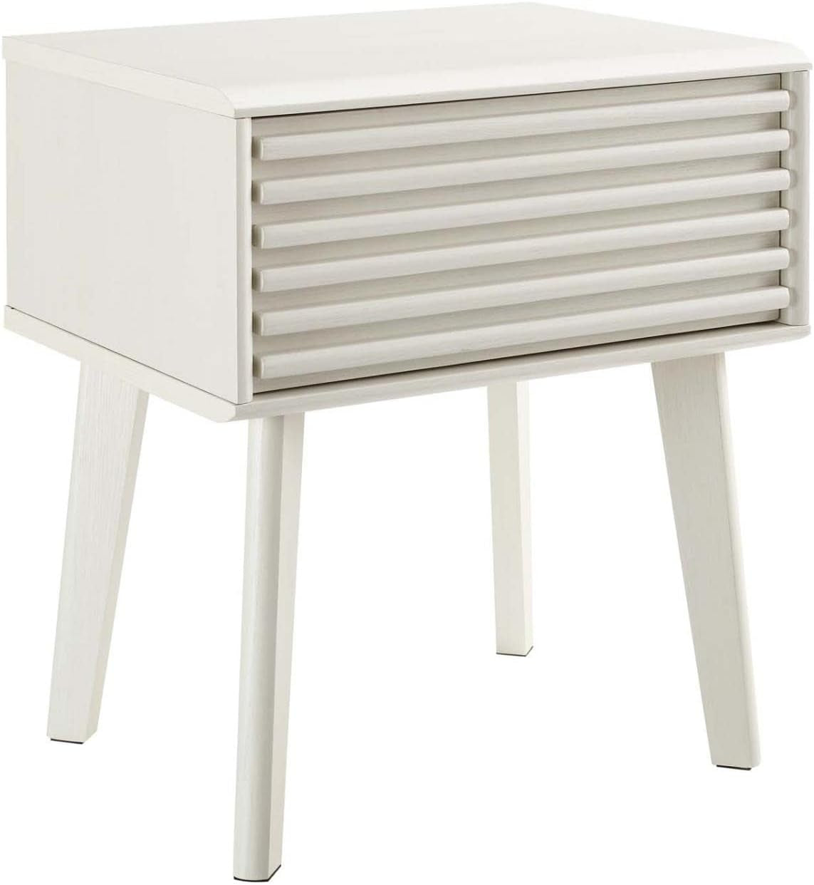 Modway Render Mid-Century Modern, End Table, White