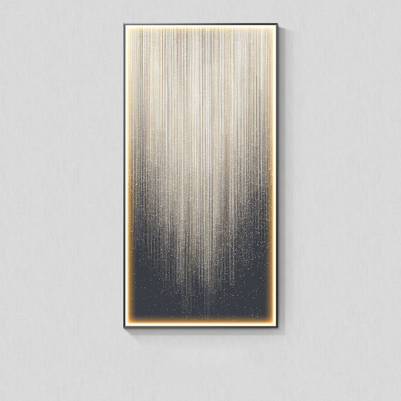 Dresden Collection | Geometric Atomic-Era Abstract Canvas - captured in a curated lifestyle vignette in a Mid-Century Modern living room setting.