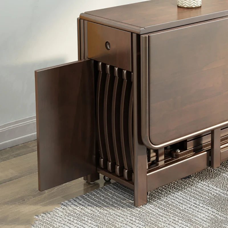 The Fontaine Walnut Dining Table & Chair Set