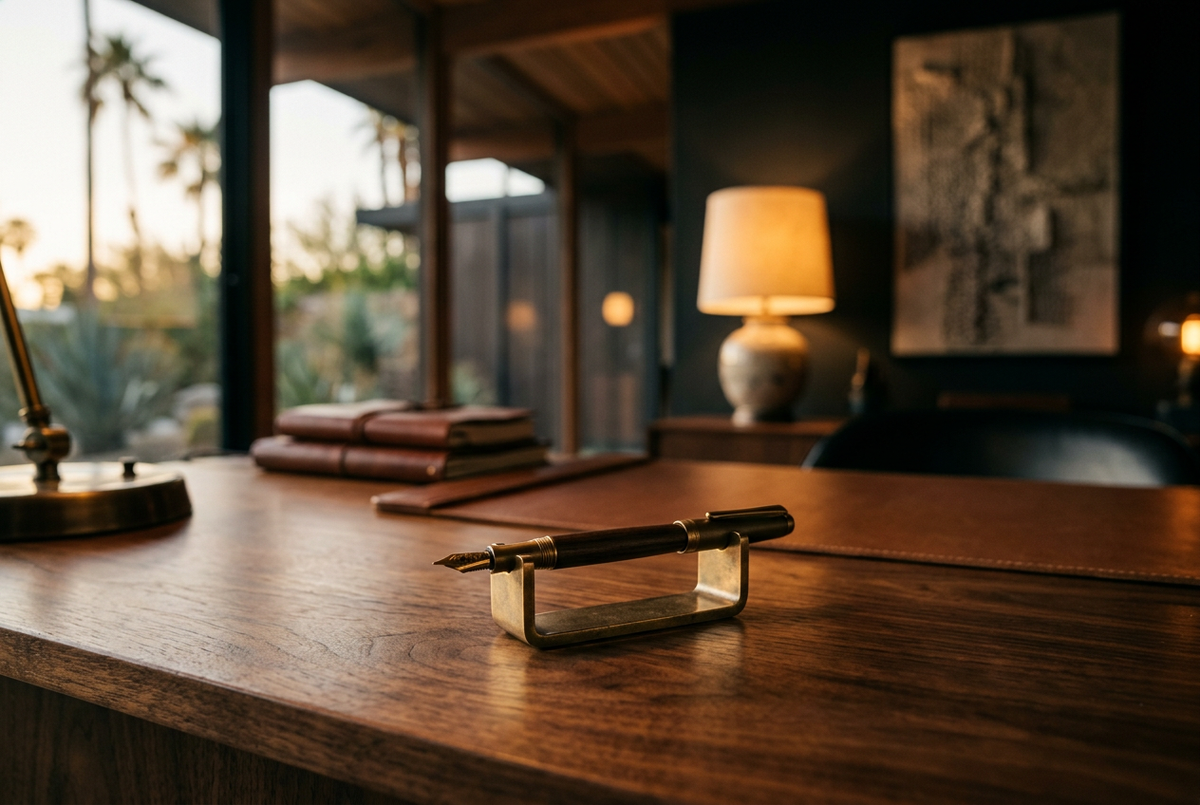 Solid Brass Pen Rest | Craighill Perch