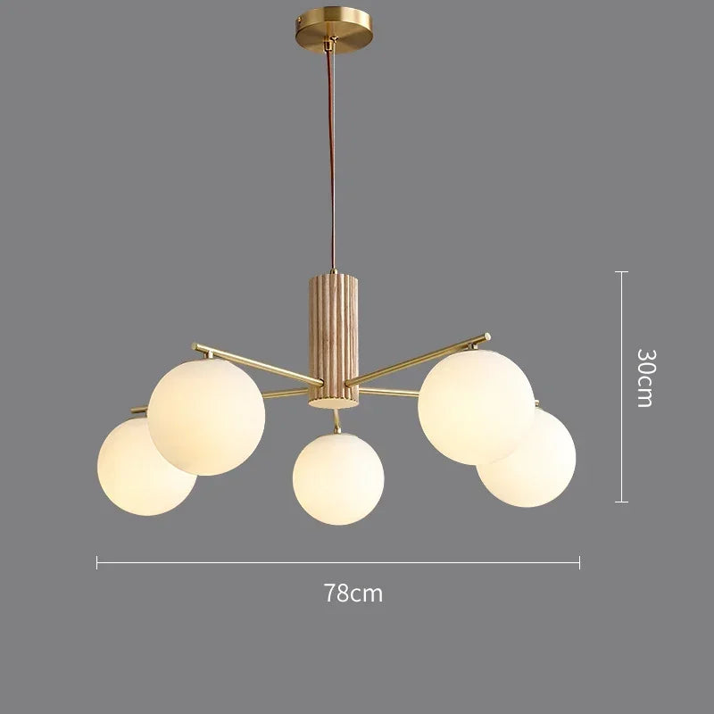Fontaine Collection | Geometric Stone-Top Rose Quartz Chandelier - Curated Lighting for the Modern Living Collection | Woodies ON Woodlawn