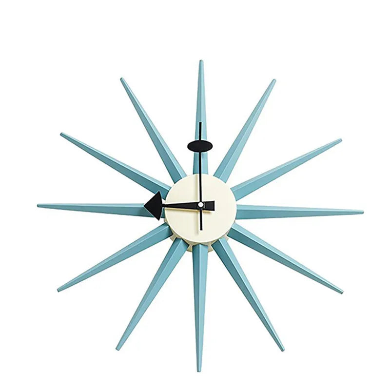 The Astoria Sunburst Walnut Wall Clock