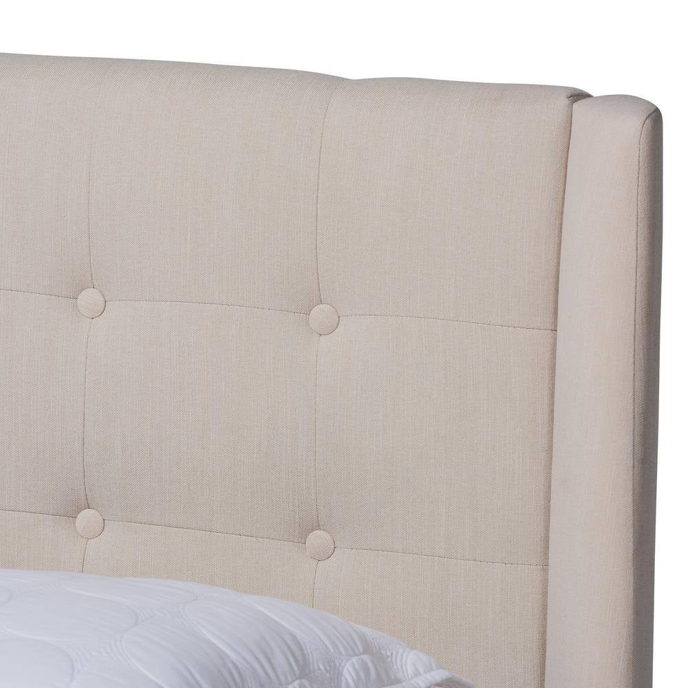 Naya Beige King Platform Bed