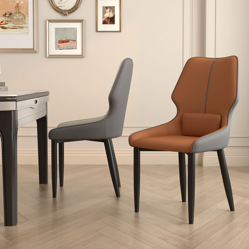 Fontaine Collection | Sculptural Leather-Wrapped Italian Leather Lounge - styled from an alternate angle revealing dimensional depth in a Mid-Century Modern living room setting.