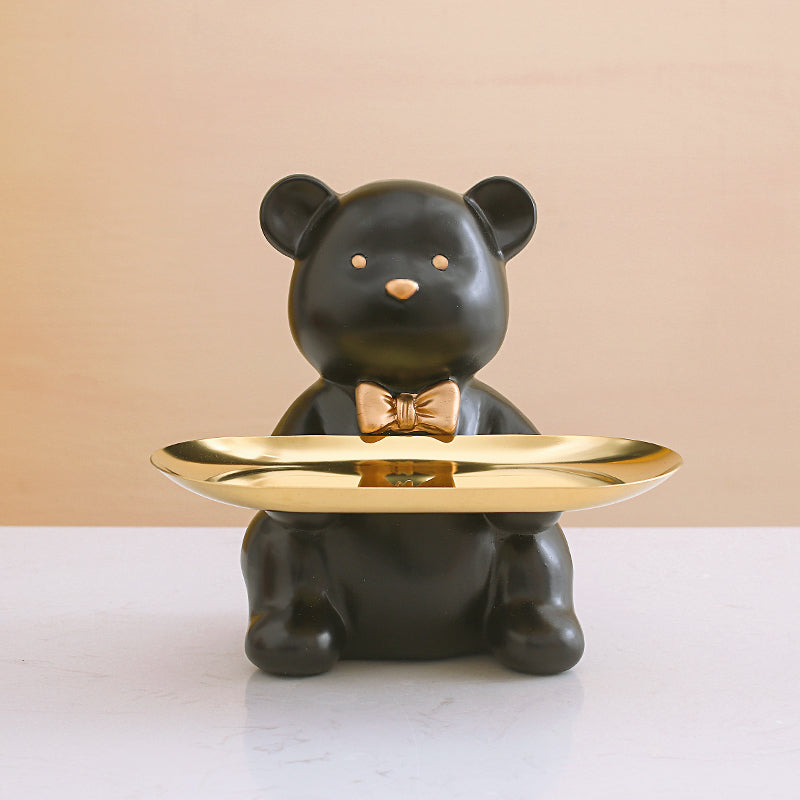 Nordic LightLuxury Minimalist KeyStorage with Elegant Metal Tray