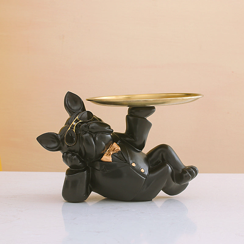 Nordic LightLuxury Minimalist KeyStorage with Elegant Metal Tray