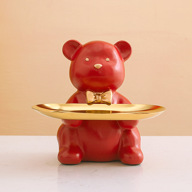 Nordic LightLuxury Minimalist KeyStorage with Elegant Metal Tray