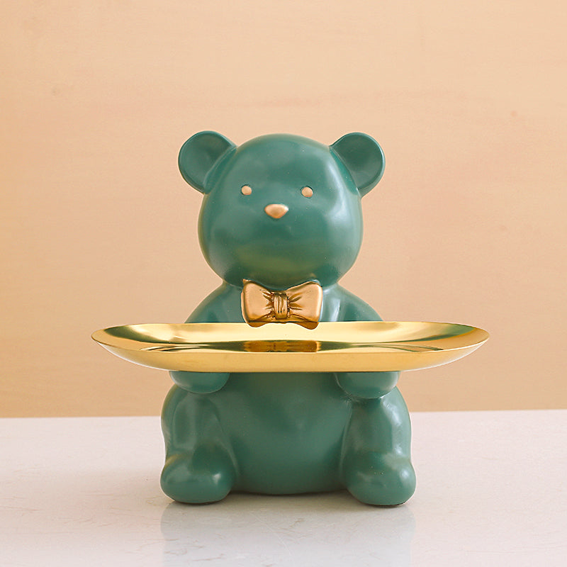 Nordic LightLuxury Minimalist KeyStorage with Elegant Metal Tray