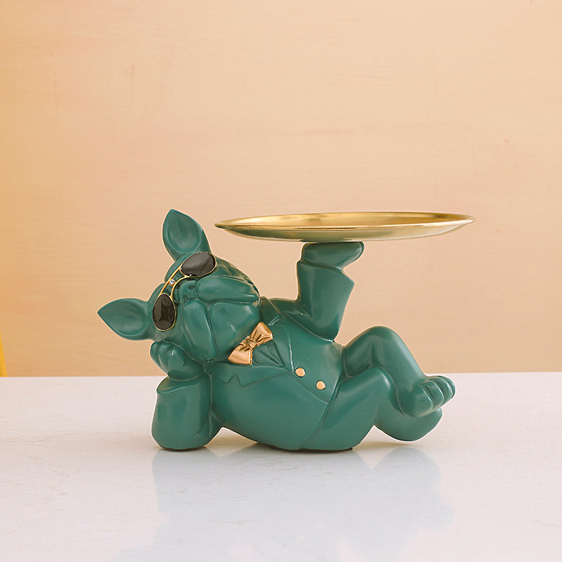 Nordic LightLuxury Minimalist KeyStorage with Elegant Metal Tray