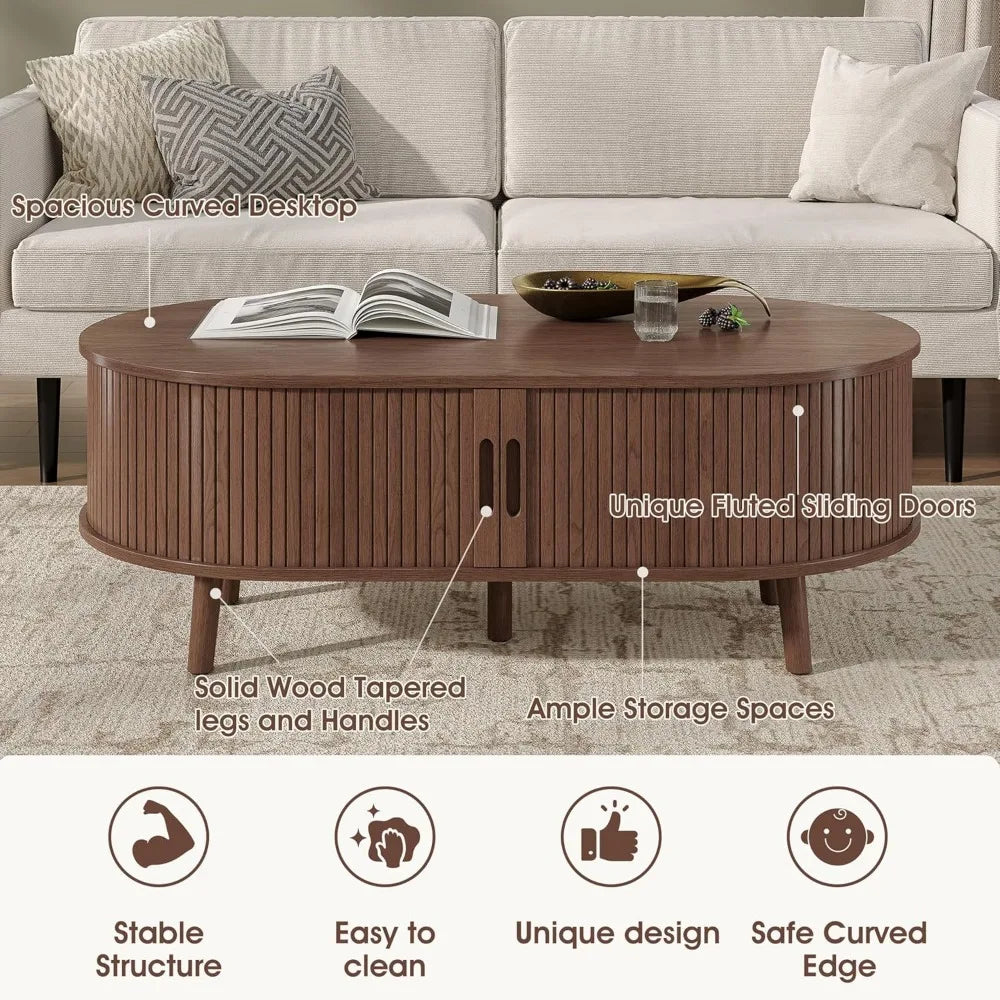 The Belmont Walnut Coffee Table