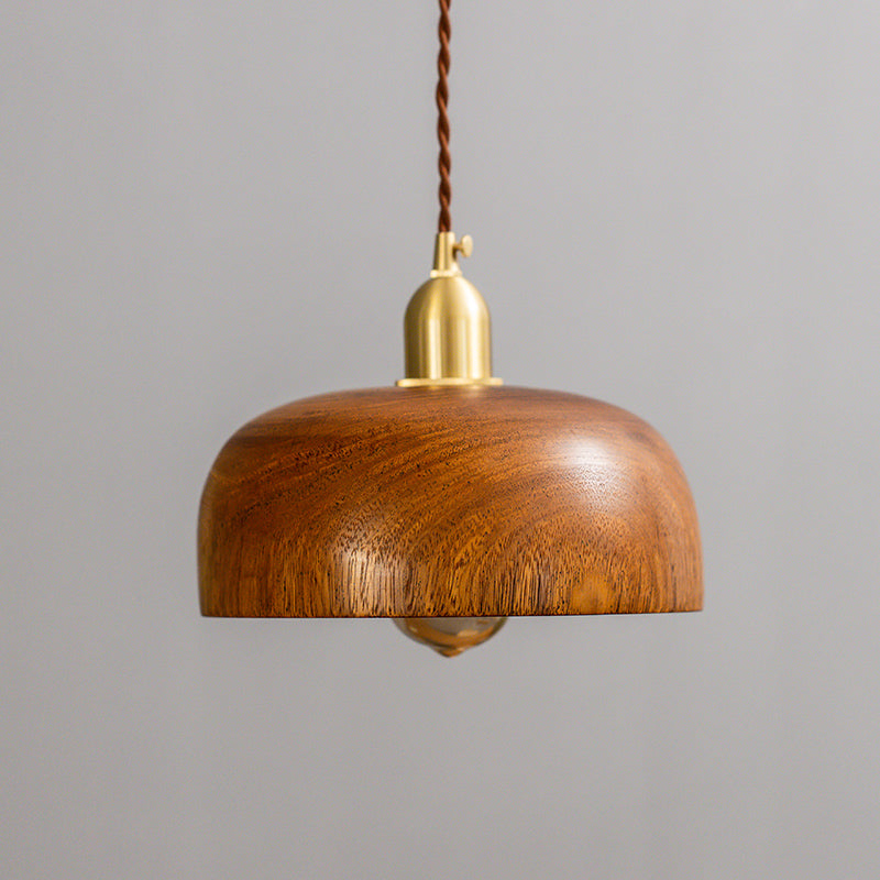 Dresden Collection | Sculptural Brass-Accented Walnut & Brass Accent Lamp - featuring close-up joinery and artisanal finish quality in a Mid-Century Modern living room setting.
