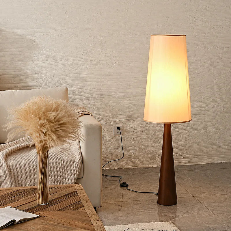 The Belmont Reclaimed Teak Floor Lamp