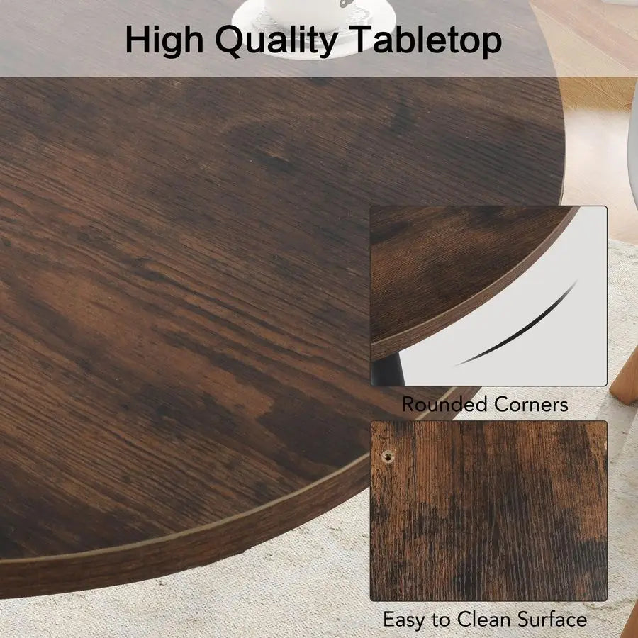 The Astoria Walnut Bistro Table