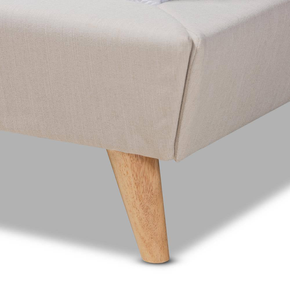 Naya Beige King Platform Bed