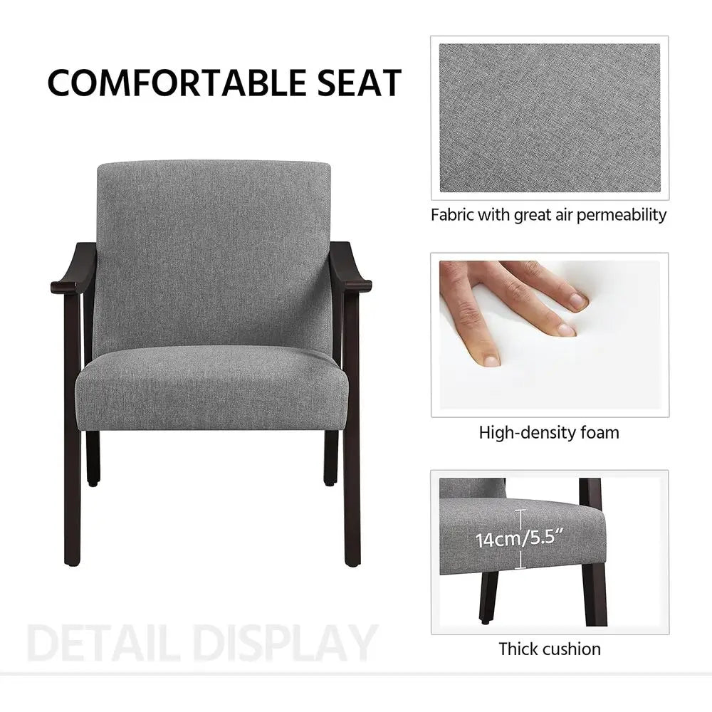 The Belmont Charcoal Upholstered Accent Duo