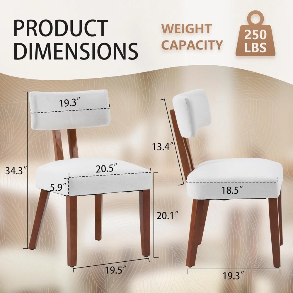 The Astoria Linen Dining Chairs