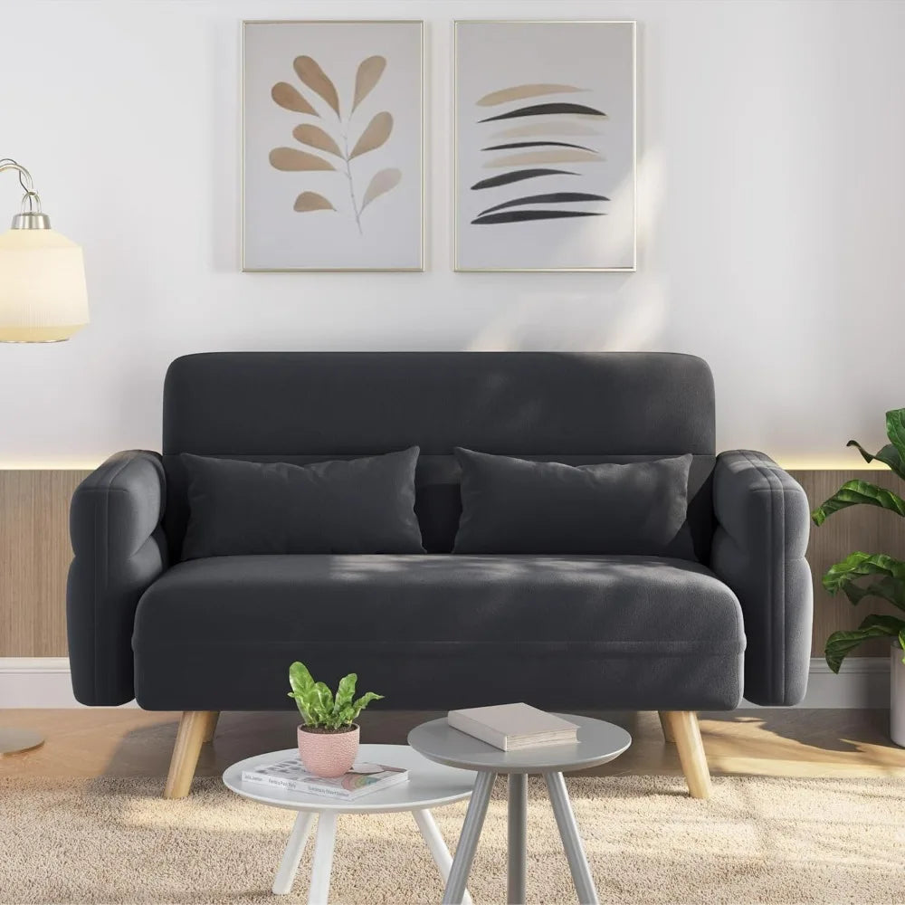 The Belmont Velvet Loveseat