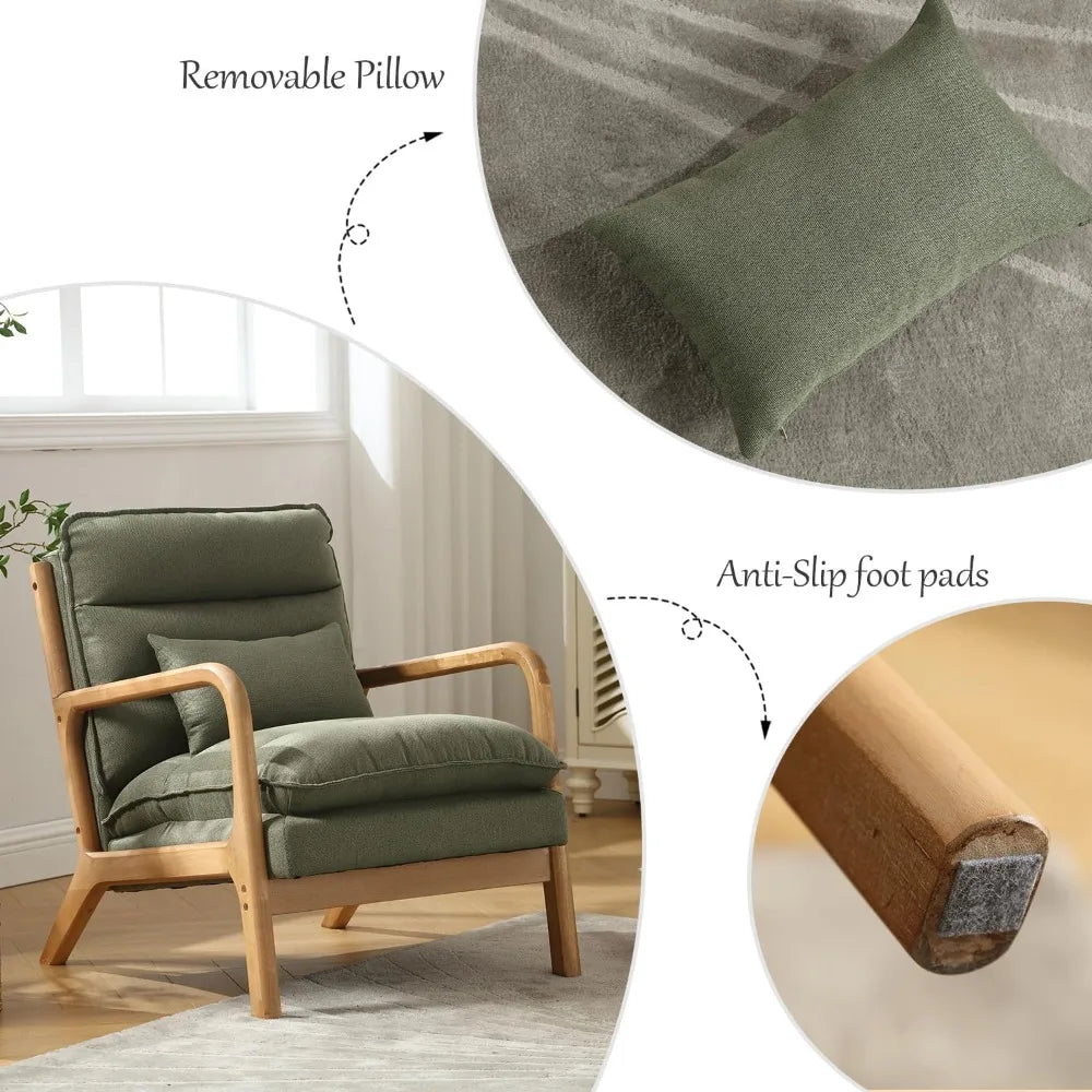 Belmont Collection | Tapered-Leg Walnut & Brass - featuring close-up joinery and artisanal finish quality in a Mid-Century Modern living room setting.