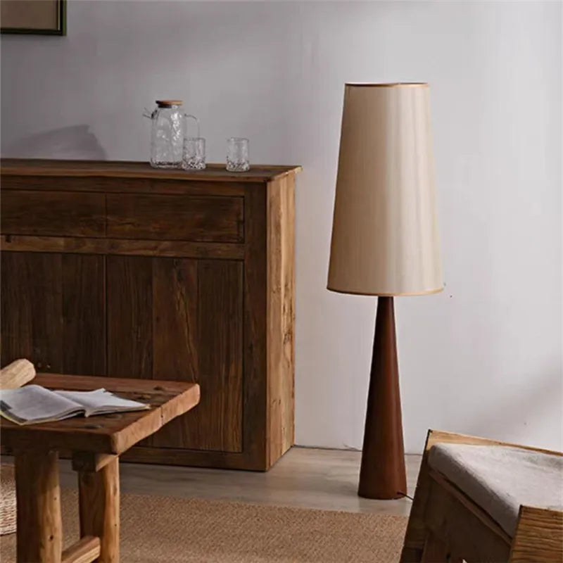The Belmont Reclaimed Teak Floor Lamp