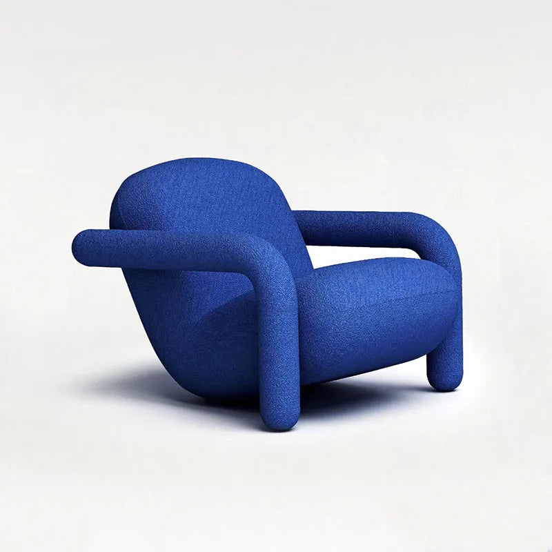 The Ellington Royal Blue Velvet Accent Chair