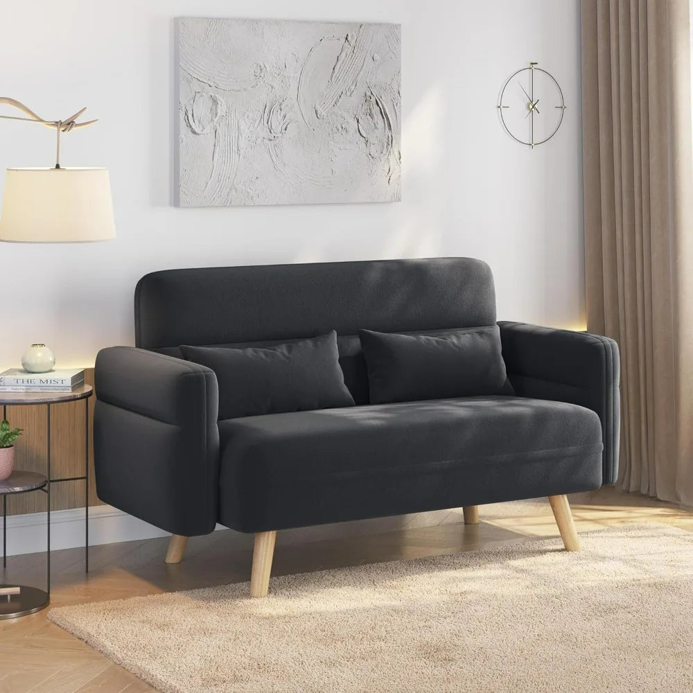 The Belmont Velvet Loveseat