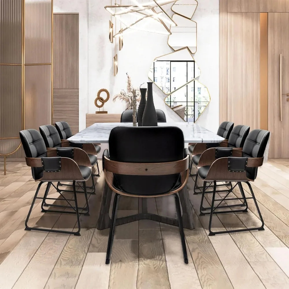 The Cordoba Walnut Dining Chairs - Set of 2