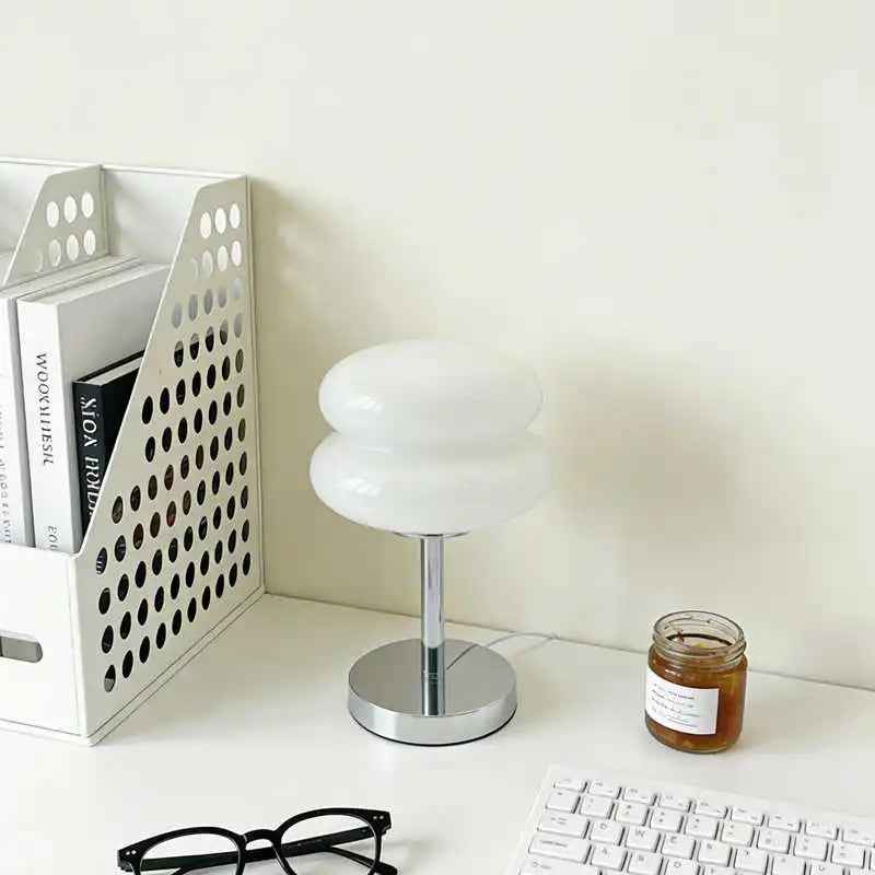 Dresden Collection | Geometric Marble-Topped Brass & Marble Table Lamp - highlighting material texture and craftsmanship detail in a Mid-Century Modern living room setting.
