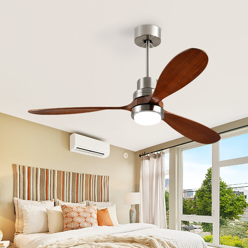 Ellington Collection | Sculptural Iron-Framed Sculptural Ceiling Fan - showcasing full sculptural form and curated finish in a Mid-Century Modern living room setting.