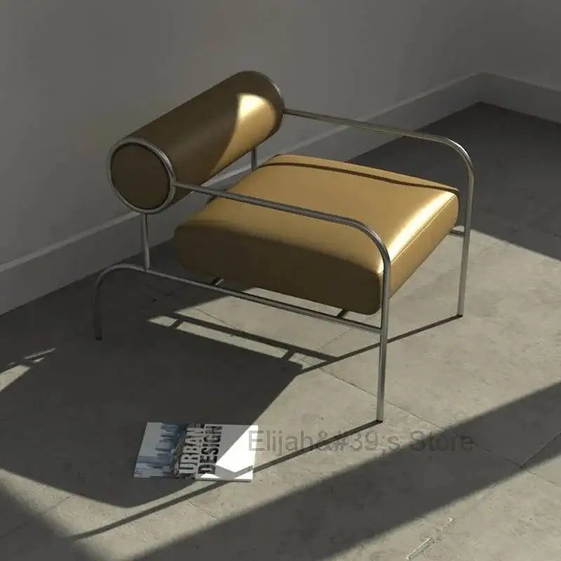 Fontaine Collection | Sculptural Atomic-Era Walnut Recliner - demonstrating proportional harmony within the collection in a Mid-Century Modern living room setting.