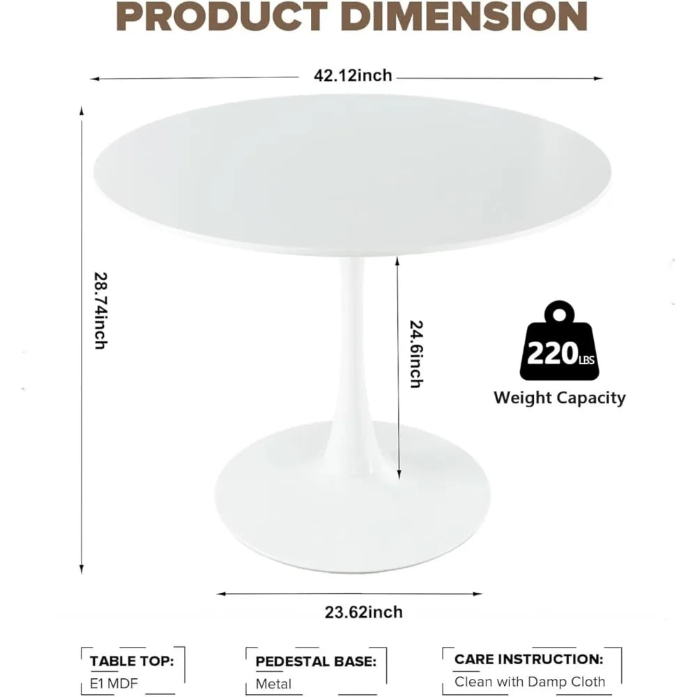 Dresden Collection | Sculptural Marble-Topped Carrara Marble Tulip Table - exhibiting shadow play and geometric silhouette detail in a Mid-Century Modern living room setting.
