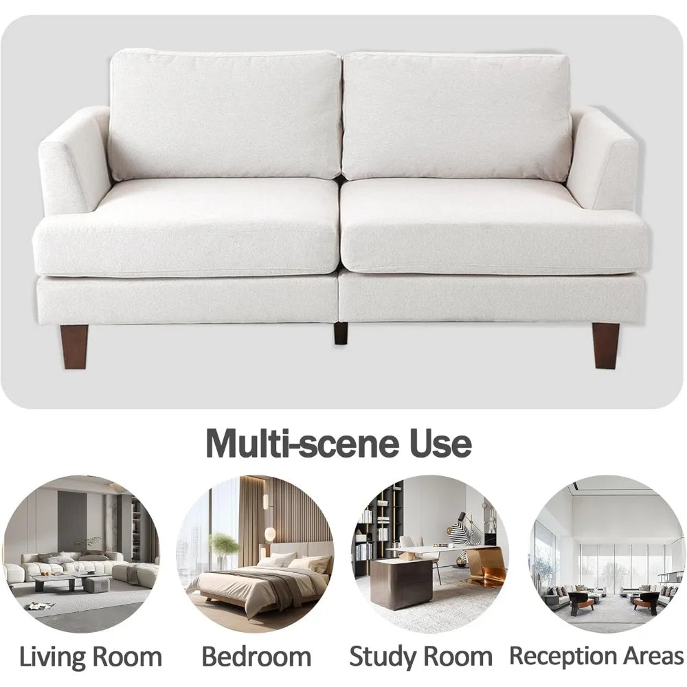 The Fontaine Linen Loveseat