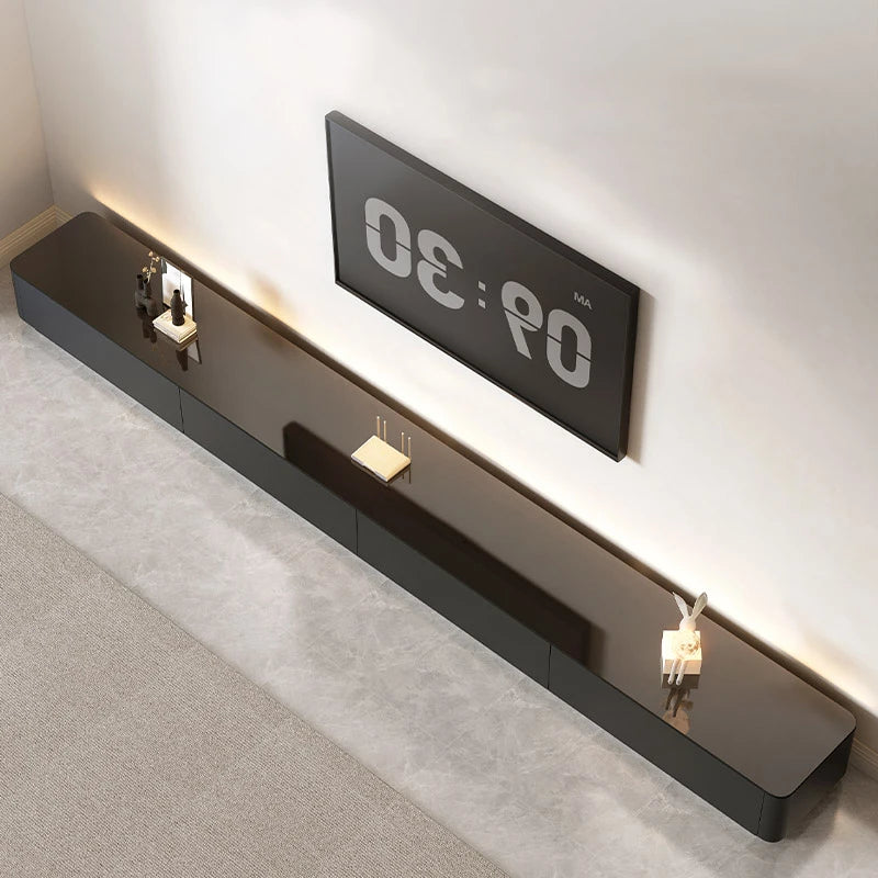 Ellington Collection | Tapered-Leg Steel-Framed Walnut & Steel Console - showcasing full sculptural form and curated finish in a Mid-Century Modern entryway setting.