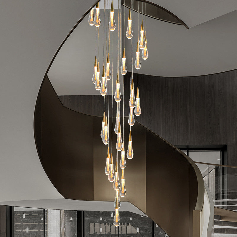 The Astoria Electroplated Glass Chandelier