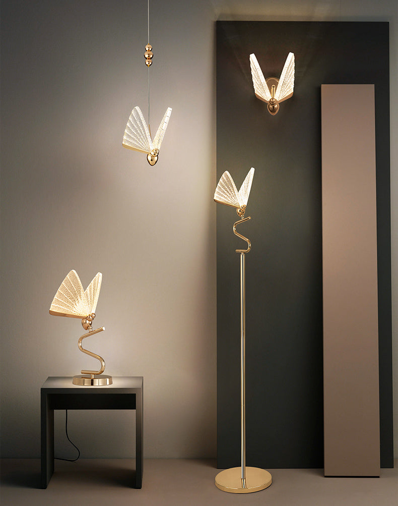 The Fontaine Brass & Steel Floor Lamp