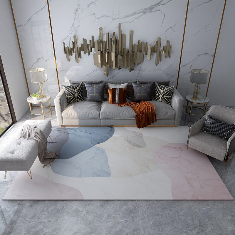 Mid-Century Modern Luxe Minimalist Living Room Carpet