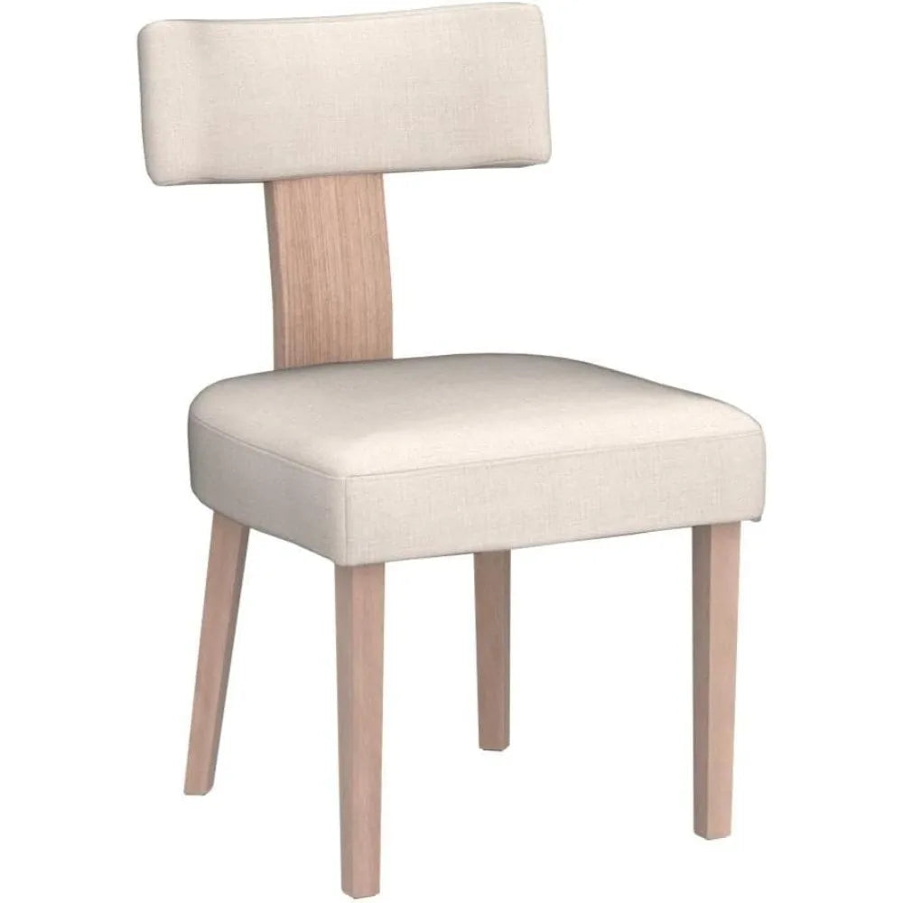 The Belmont Curved Linen Dining Set