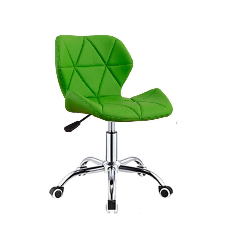 Meridian Collection | Minimalist Chrome-Detailed Chrome Swivel Chair - styled from an alternate angle revealing dimensional depth in a Mid-Century Modern living room setting.