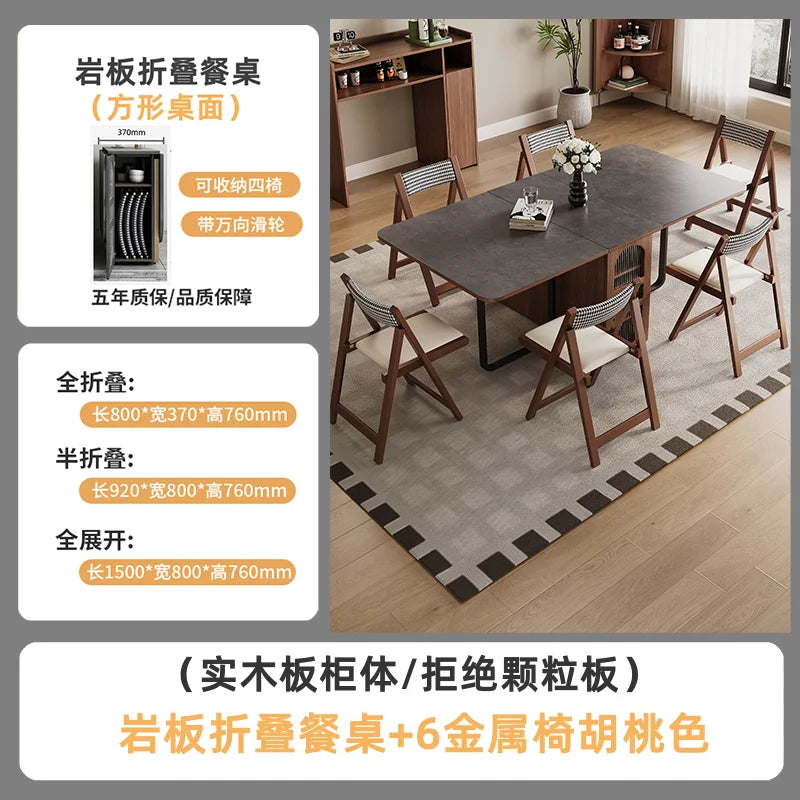 The Ellington Walnut Folding Table