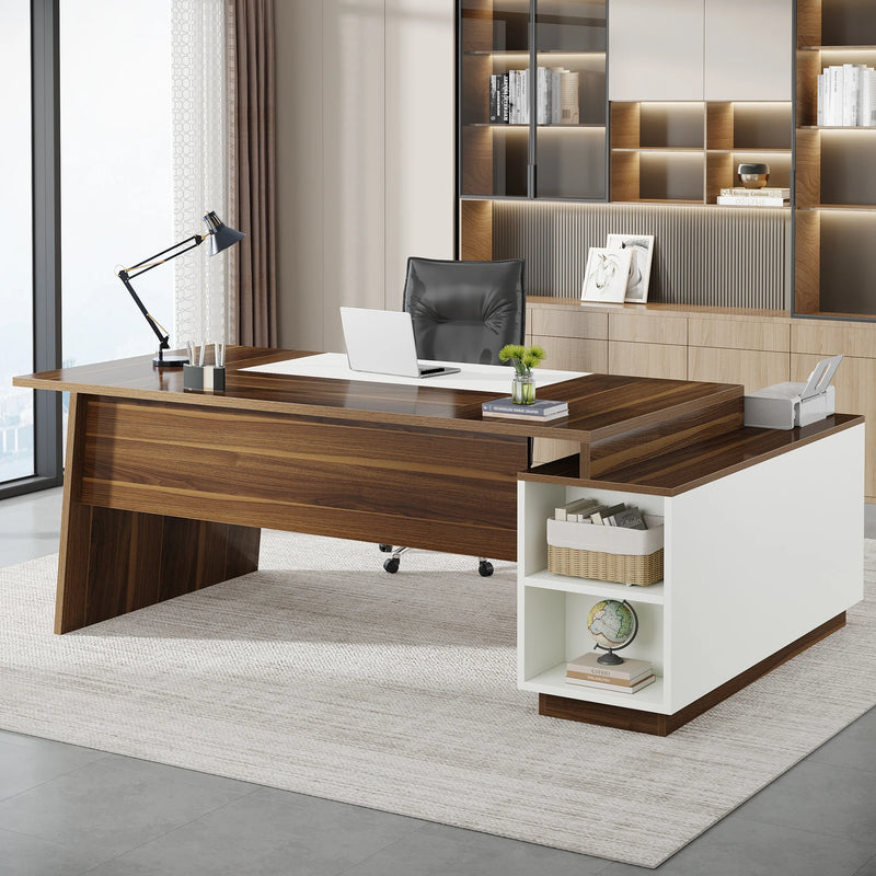 The Dresden Walnut Executive Desk