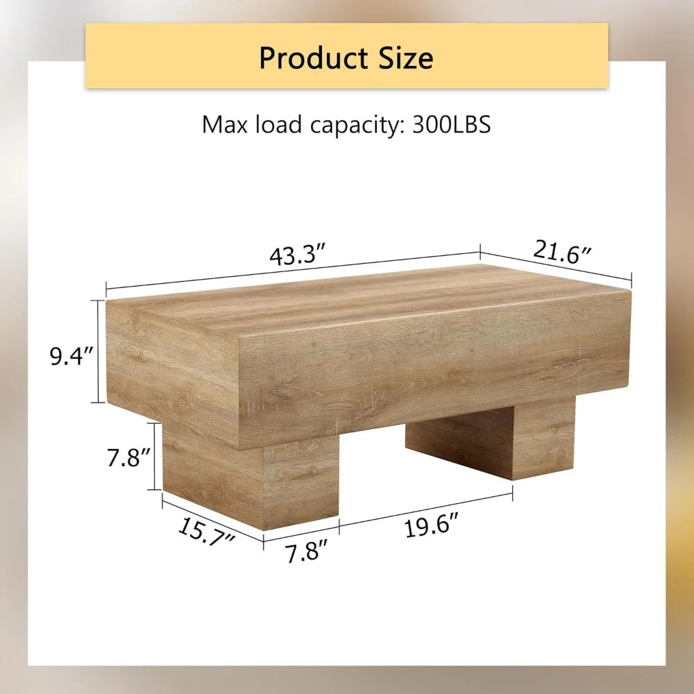 The Belmont Walnut Coffee Table