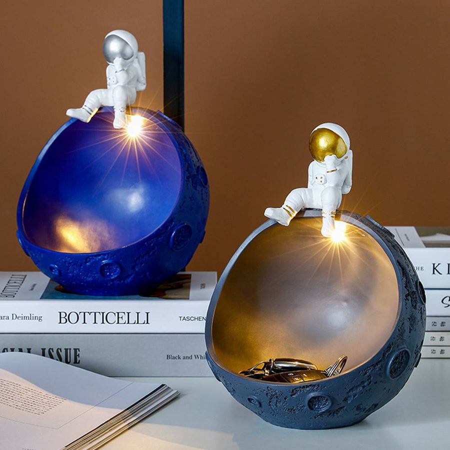 Celestial Astronaut Key Storage - Modern Minimalist Decor