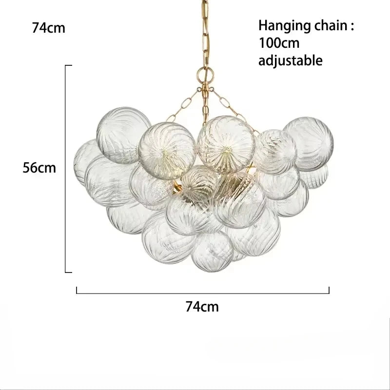 Fontaine Collection | Ribbed Glass-Topped Ribbed Glass Pendant - featuring close-up joinery and artisanal finish quality in a Mid-Century Modern bedroom setting.