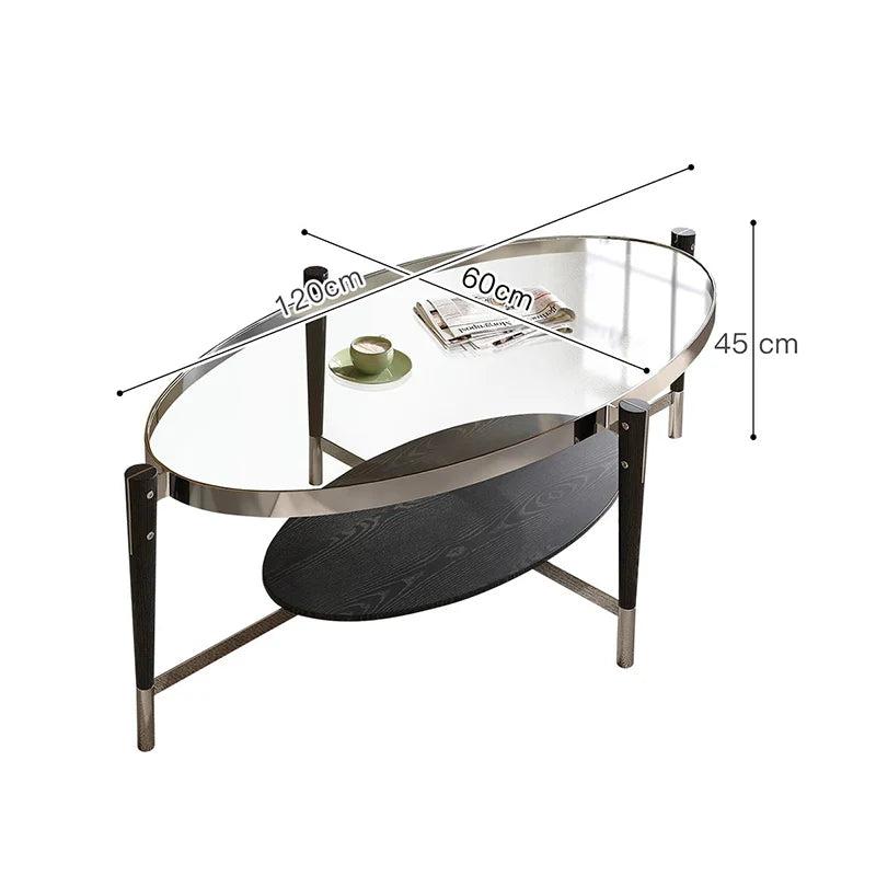 Dresden Collection | Geometric Glass-Top Tempered Glass Coffee Table - featuring close-up joinery and artisanal finish quality in a Mid-Century Modern living room setting.