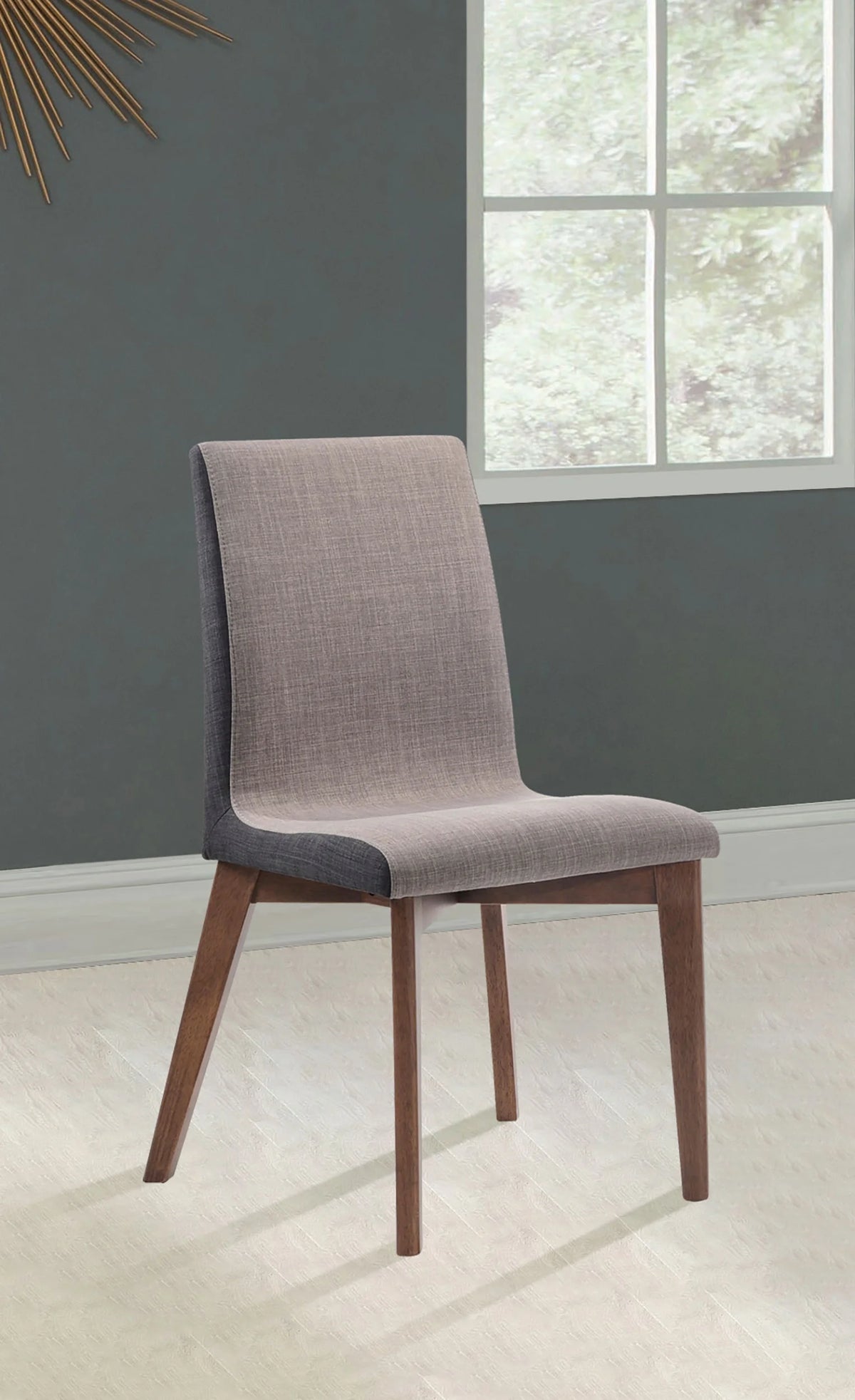 Redbridge Upholstered Dining Side Chair Walnut