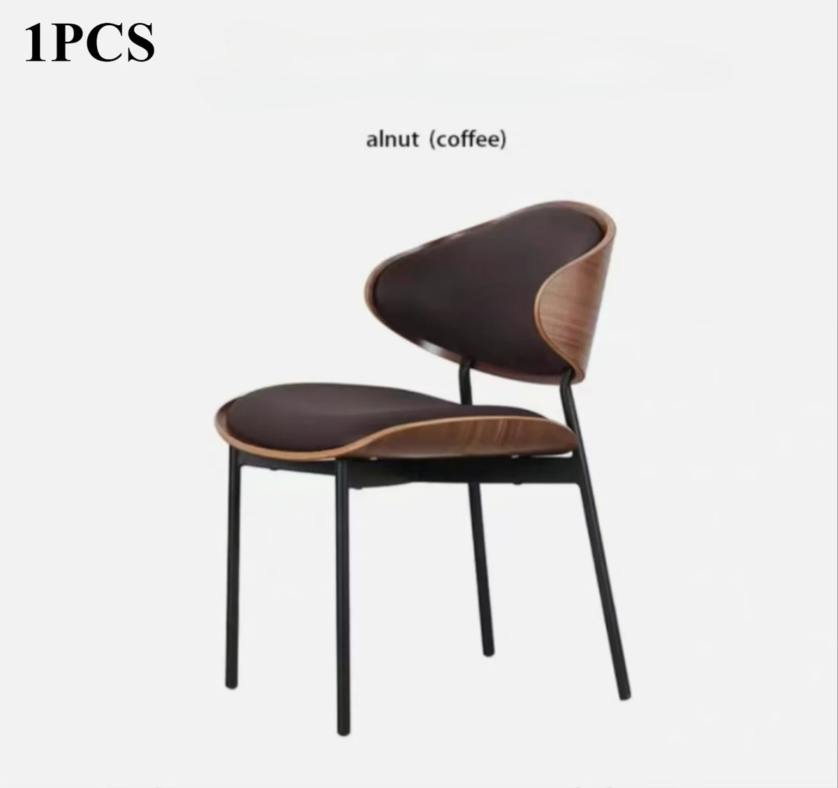 The Fontaine Cognac Leather Dining Chairs