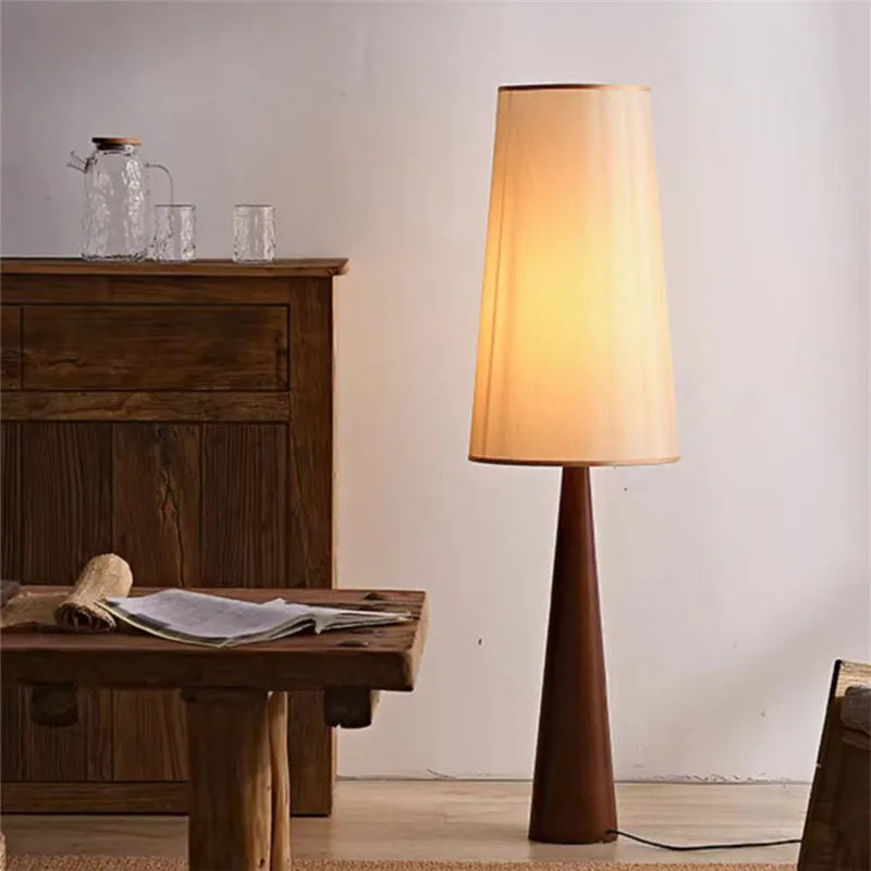 The Belmont Reclaimed Teak Floor Lamp