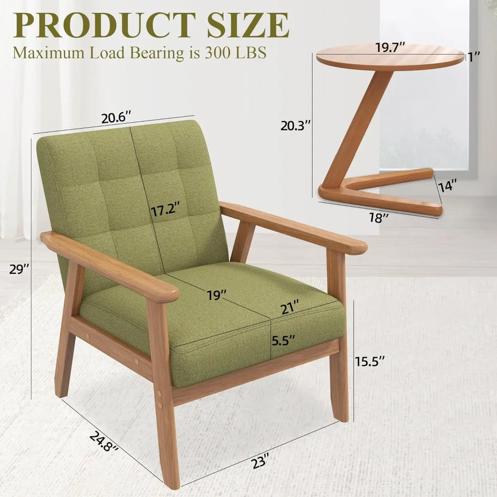 The Meridian Walnut Lounge Set