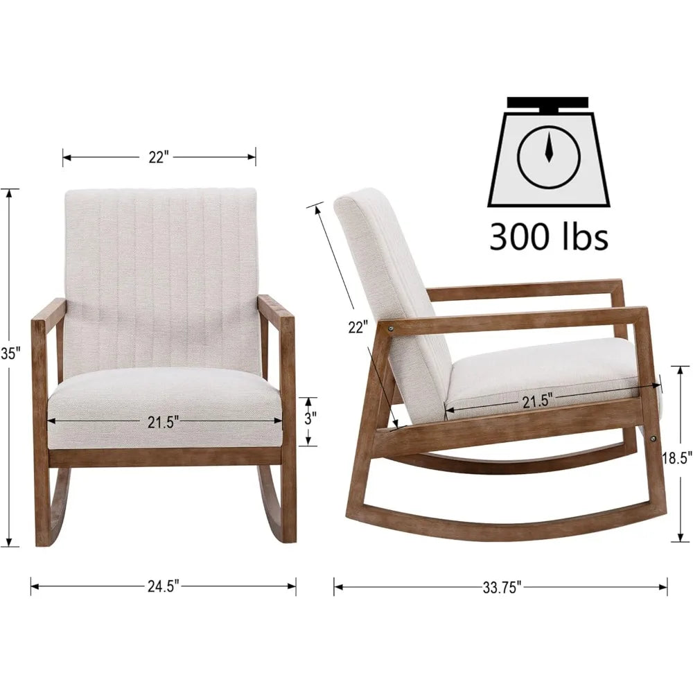 The Belmont Linen Rocker